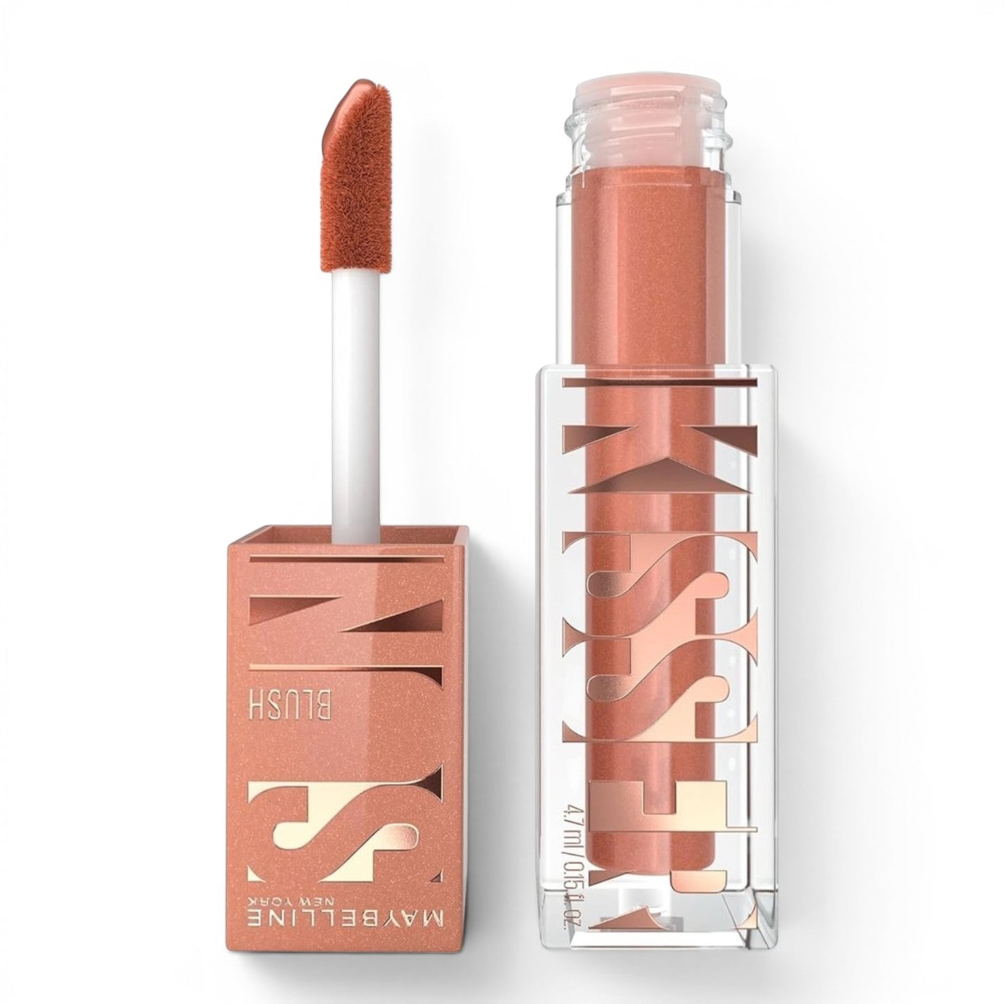 Maybelline New York Sunkisser Liquid Glow Blush With Vitamin E, 08 Shades On