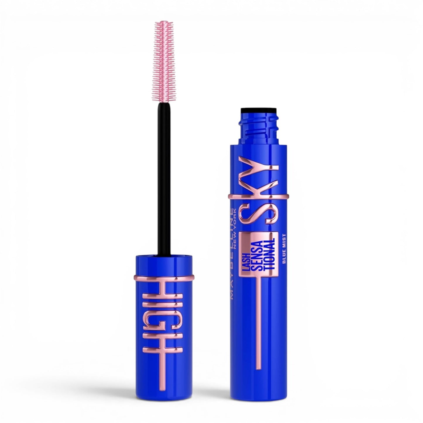 Maybelline New York, Sky High Lash Sensational Mascara, Limitless Length & Volume, Flex Tower Brush, Light-as-Air Feel, With Bamboo Extract, Blue Mist