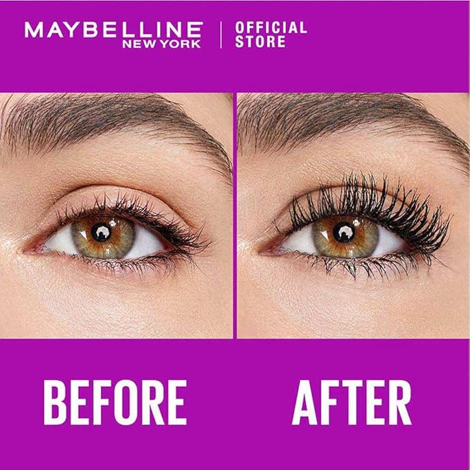 Maybelline New York, Sky High Lash Sensational Mascara, Limitless Length & Volume, Flex Tower Brush, Light-as-Air Feel, With Bamboo Extract, Blue Mist