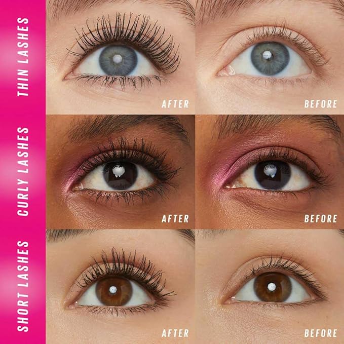 Maybelline New York Lash Sensational Firework Washable Mascara, Lengthening & Volumizing Mascara for up to 24HR wear, Blackest Black