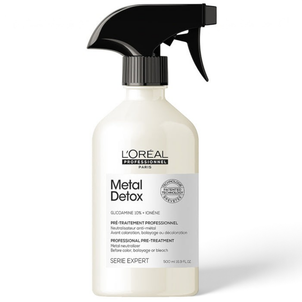 Said Salem L'Oréal Professionnel Metal Detox professional pre-treatment spray bottle for hair color protection