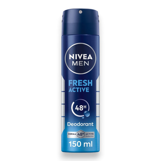 NIVEA MEN Fresh Active Deodorant Spray for Men 150ml