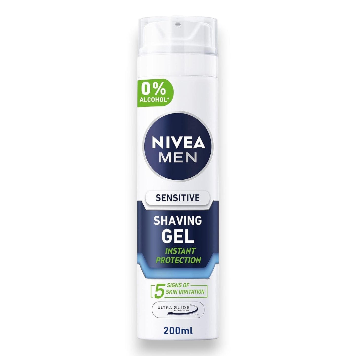 NIVEA MEN Shaving Gel, Sensitive Chamomile & Hamamelis, 200ml