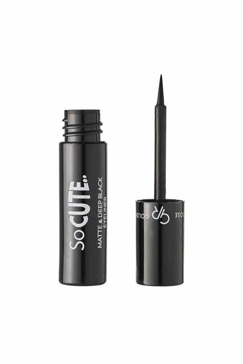 The Golden Rose So Cute Matte Deep Black Eyeliner