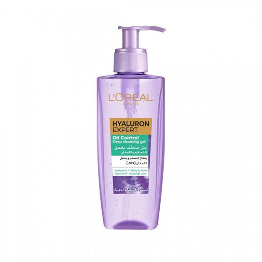 L'Oréal Paris Hyaluron Expert Oil Control Deep Cleansing Gel (200ml)