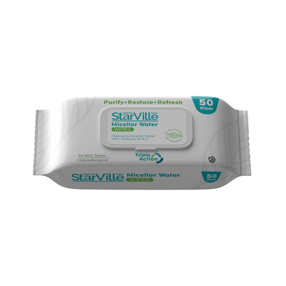 Starville Micellar Water Wipes (50 wipes)