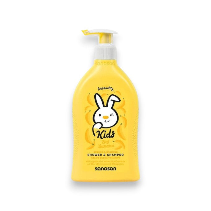 Sanosan Baby Shampoo and Shower Gel with Banana Scent 2OOML
