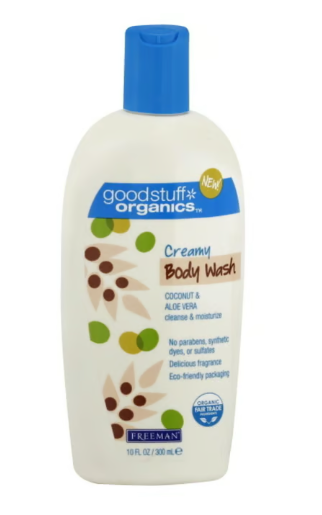 Good Stuff Organics Creamy Body Wash Coconut & Aloe Vera