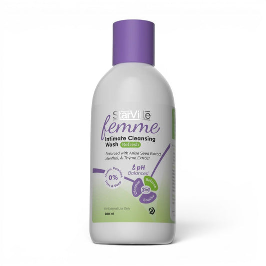 StarVille Femme Intimate Cleansing Wash Refresh 200 ml