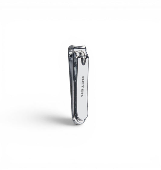 Chrome plated manicure nail clippers with nail file Reference: 34006