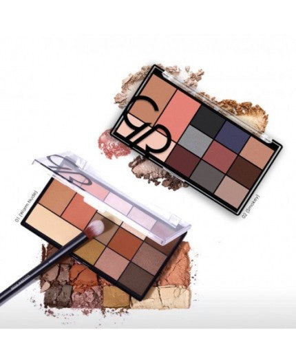The Golden Rose City Style Face & Eye Palette 01 Warm Nude