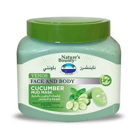 Nature's Bounty VENOS CUCUMER MUD MASK 560ML