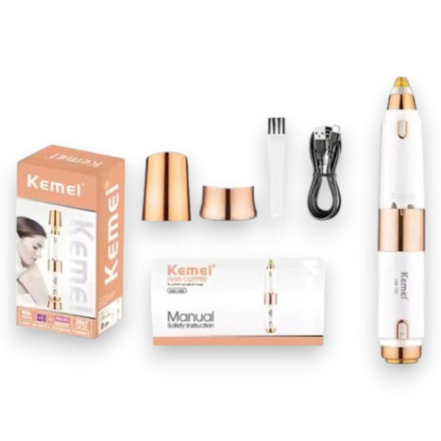 Kemei K.M.-152 Facial Hair Remover 2 in 1