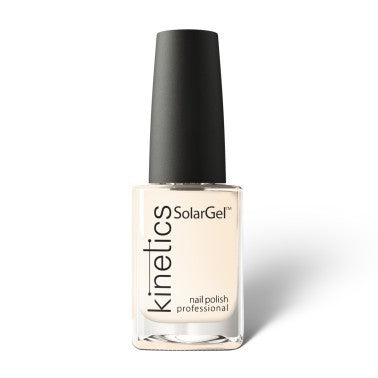 Said Salem Kinetics SolarGel nail polish in a soft cream shade with a professional long-wear formula