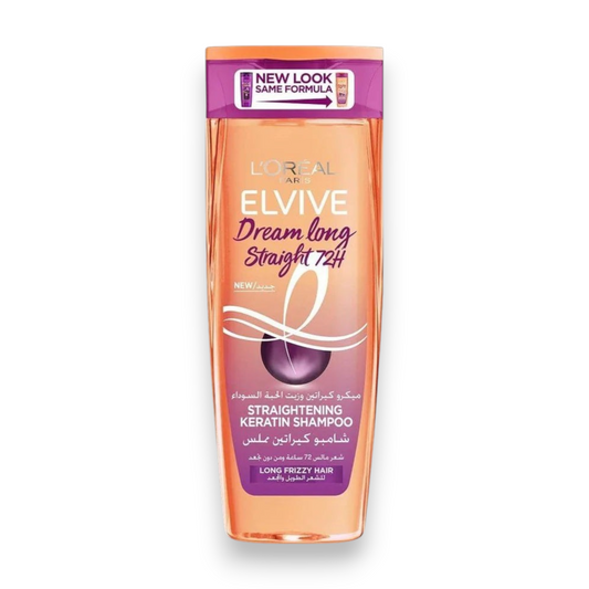 Said Salem L'Oréal Paris Elvive Dream Long Straight shampoo bottle for long frizzy hair with keratin