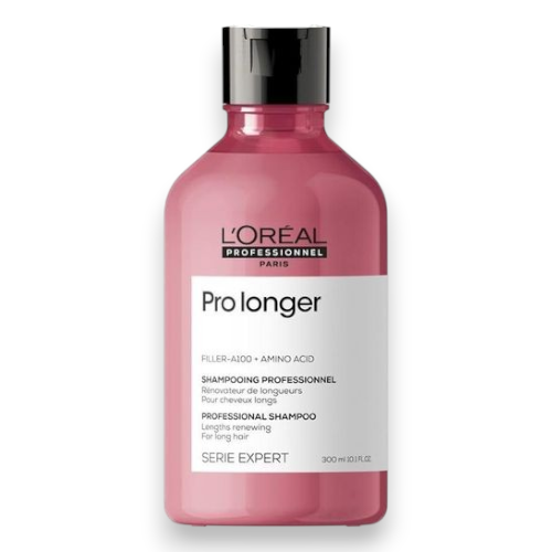 Said Salem L'Oreal Professionnel Pro Longer shampoo bottle for long hair in pink packaging