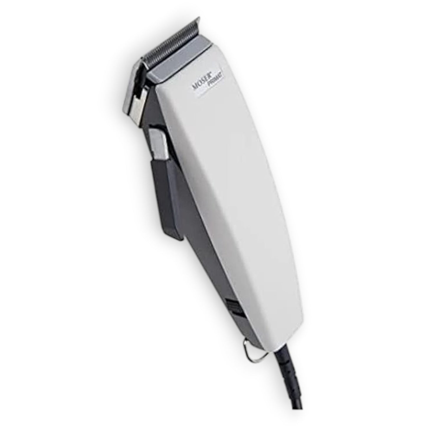 Said Salem Moser Primat 1230 professional corded hair clipper in white with stainless steel precision blades