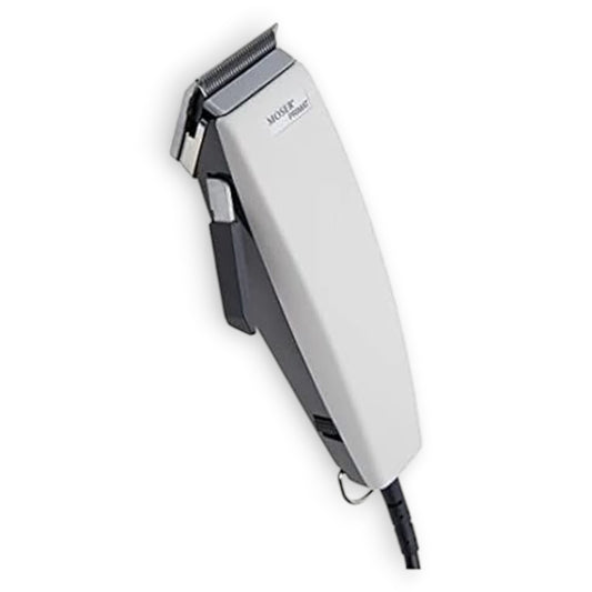 Said Salem Moser Primat 1230 professional corded hair clipper in white with stainless steel precision blades
