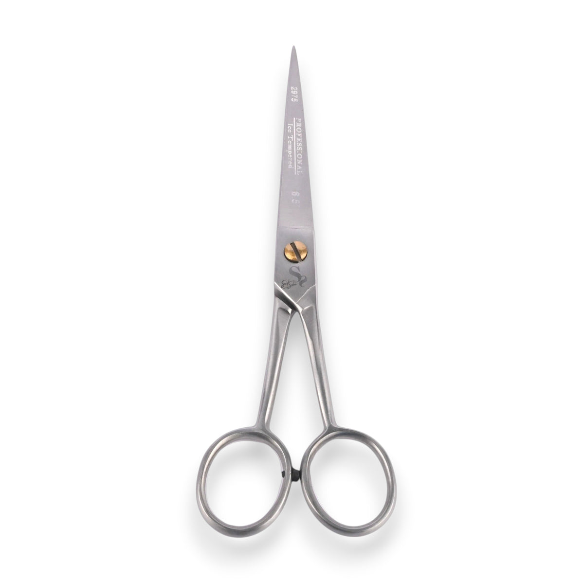 Said Salem professional stainless steel precision hair cutting scissors with ergonomic handles and sharp blades.