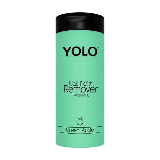 Said Salem YOLO green apple scented nail polish remover bottle with Vitamin E for nourishing nail care