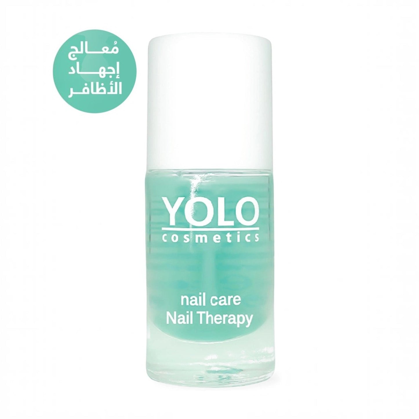 Said Salem YOLO Growth Hydration Nourishment nail therapy serum in a clear bottle with a white cap
