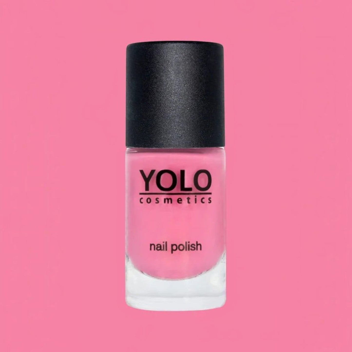 Said Salem YOLO Pink nail polish in a vibrant bubblegum shade with a professional glossy finish.