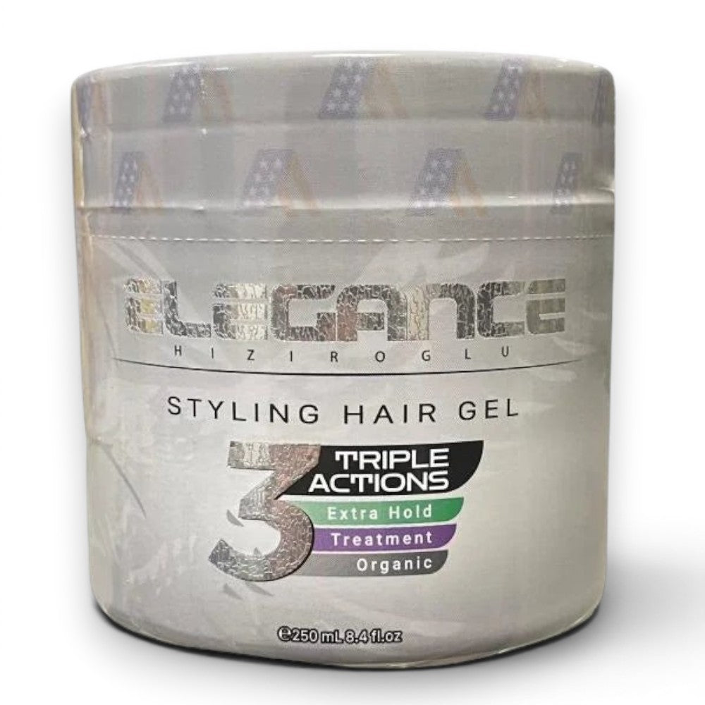 Elegance Triple Action Hair Gel – White 500ml